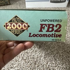 PROTO 2000 FB2 Diesel Locomotive HO Lehigh Valley Unpowered Analog Maroon