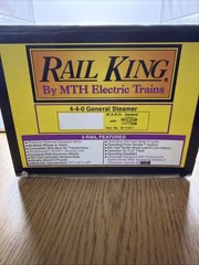 MTH RailKing 30-1120-1 W. & A.R.R. General 4-4-0 Steam PS.1 O Gauge Used BCR #3