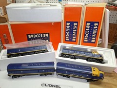 Lionel O Gauge Santa Fe AT&SF F3 A-B-A Diesel AC 3-Rail Sound 6-18121/22/17
