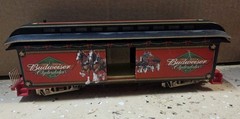 Hawthorne Village Budweiser Train Locomotive & Tender & Cars Holiday