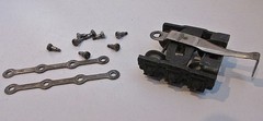 LIONEL #671/#2020 TURBINE LOCOS REAR TRUCK/SIDE RODS & SCREWS
