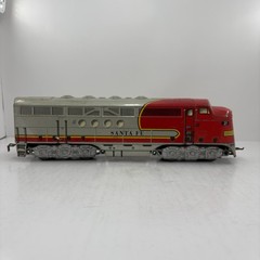 Marx 21 Vintage O Santa Fe F3 AA Diesel Locomotive & Dummy Unit Set (R-227)