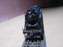HO Custom NJ Brass Reading Co 4-8-4 T1 Northern PFM Sound Rev HL/BL Fire Box Lt