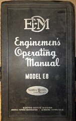 E8 Locomotive *RARE* Operating Manual – Great Condition