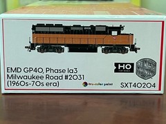 Milwaukee Road GP40 #2031 – ScaleTrains Rivet Counter – DCC & Sound Ready – BNIB