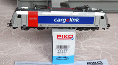 Piko 59558 Electric Locomotive Br 185 682-2 Cargolink Epoch 6 Dss + LED Boxed