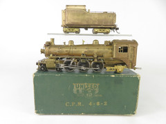 Pacific Fast Mail Brass HO Scale Canadian Pacific 4-6-2 G-2 Steam Locomotive