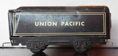 Marx Tender-Locomotive ~ UNION PACIFIC ~ Rd# 533 Windup Runs & Key – O