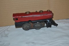 Prewar JOY LINE No. 105 Clockwork / Wind-up LOCOMOTIVE – for PARTS or REPAIR !!!