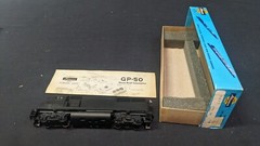 Athearn HO Union Pacific F7A Super, Mo-Pac HERBIE Safety car, & GP50 Diesel Loco