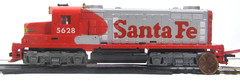 Tyco HO Scale Model Railroad Diesel Locomotive 5628 Santa Fe Hong Kong W4P