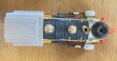 NewBright 1991 Denver Express Train Engine D&W R.R. Toy Locomotive