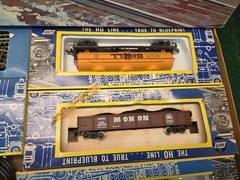 Vintage AHM Penn Central Train Set