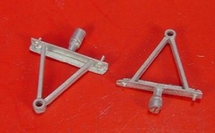 O SCALE On3/On30 WISEMAN MODEL SERVICES DETAIL PARTS #O253 HOSE REEL SUPPORTS