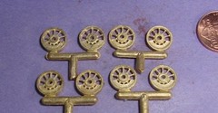 HOn3 BRASS WISEMAN BACK SHOP HBS337 D&RGW K CLASS STEAM LOCO DRIVER CENTERS