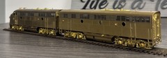 Oriental Limited HO Brass EMD F3AB 1500HP Phase IV Diesel Set Unpainted & Tested