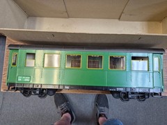 LGB 3062 OBB AUSTRIAN PASSENGER CAR EARLY BOX PRE OWNED G SCALE 1:22.5
