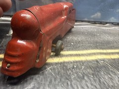 Vintage Marx Pressed Steel Toy Train Locomotive. Made In The USA.