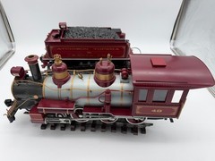 Bachmann G Scale Big Hauler AtchTopeka Santa Fe Steam Locomotive W/Tender Tracks