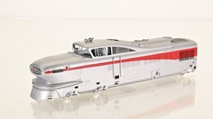 Railworks Brass GM Aerotrain 6 Piece Train set HO scale