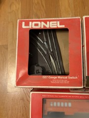 Lot of 4 Vintage LIONEL Trains 027 Gauge- 6-9122, 6-9506, 6-5021, 6-5022 in Box