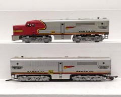 American Flyer 365 Vintage S Santa Fe Diesel Locomotive Set PA #360 & PB #364