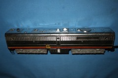American Flyer #471 Santa Fe Alco B-unit w/Working Horn. Chrome