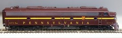 Proto 2000 HO Pair of EMD E8/E9 PRR Pennsylvania #5713 and #5797, DCC, No Sound