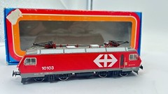 Märklin H0 3328 BR Re 4/4 IV 10103 SBB with original packaging from June 1984…