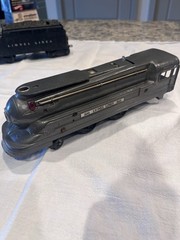 Lionel O Gauge torpedo steam locomotive gunmetal pre war version w coal tender