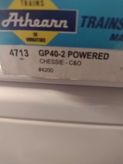 Chessie GP40-2, Athearn Blue Box