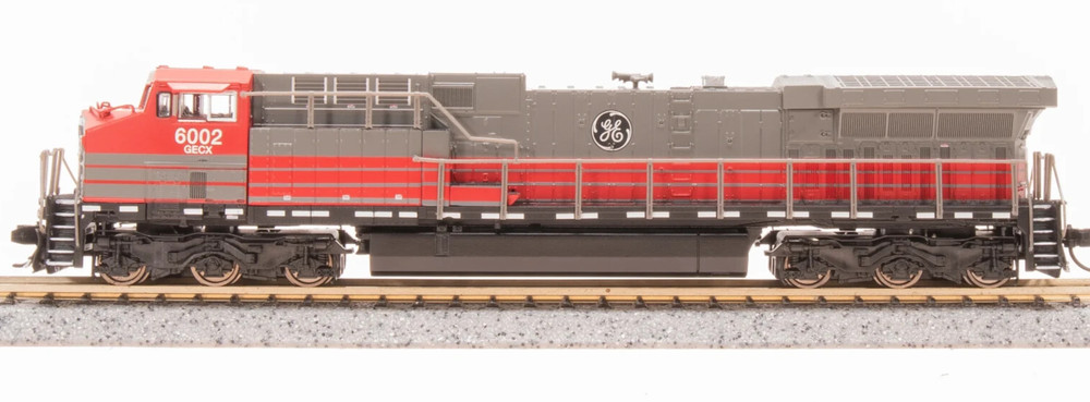 BROADWAY LIMITED 8576 N SCALE GE AC6000 GECX 6 Gray & Red, Paragon4 Sound/DC/DCC
