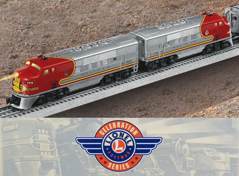 Lionel 24571/24572 PWC Santa Fe F3 A-A Diesel Engine Set w/TMCC/RS O-Gauge NOS