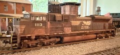 Weathered Walthers Mainline Norfolk Southern 1113 DCC Sound SD70 w/box