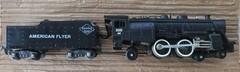 American Flyer 300 AC Atantic 4-4-2 Steam Loco & Tender w/Engine Wrap +block+tag