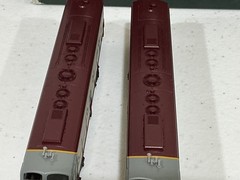 N scale Kato #106-2201 Candian Pacific E8/E9 A+A CP Loco set NEW Test Ran 3.1.1