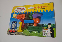 Rare Vintage 1998 Thomas The Tank Engine & Friends Puzzle Crayon In One Chelful