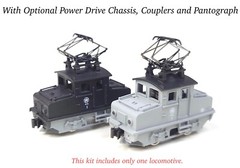 N Scale CMW Siemens Meitetsu Class Deki-1 Steeple Cab Electric Locomotive Kit
