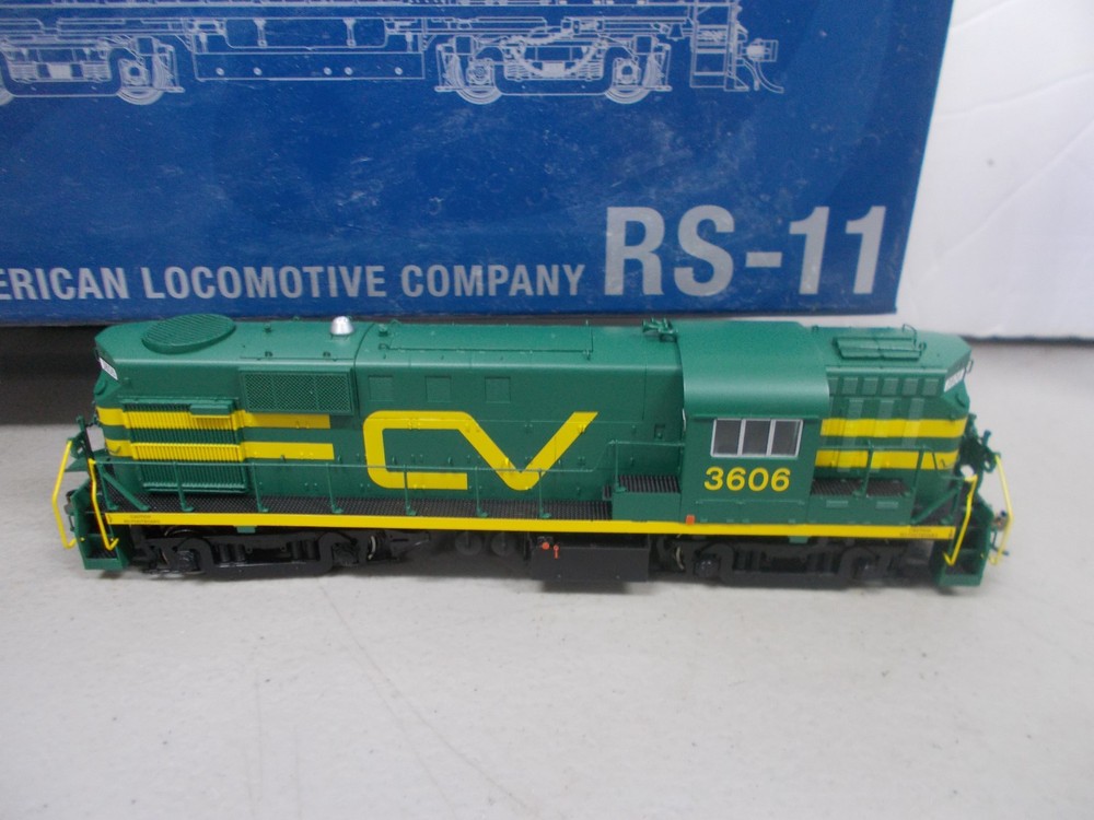 RAPIDO ~ CENTRAL VERMONT ALCO RS-11 LOCOMOTIVE # 3606 W/ DCC & SOUND~HO SCALE