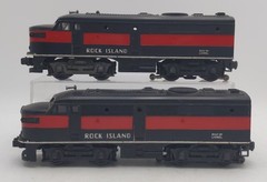 Lionel 2031 Vintage O Rock Island Alco AA Diesel Locomotive Set