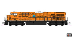 KATO N 176-8961 GE ES44AC CP HAPAG-LIOYD RD #8781 FACTORY NEW!!!