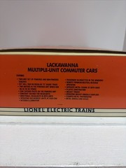 LIONEL 18304 LACKAWANNA ELECTRIC MULTI-UNIT COMMUTER CAR SET EXCELLENT++ OB