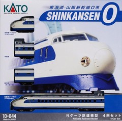 KATO 10-044 Shinkansen Series 0 4-Car Set N Scale Bullet Train Model Japan New