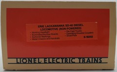Lionel 6-18202 O Erie Lackawanna SD-40 Non-Powered Diesel Locomotive #8459 EX