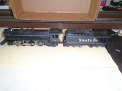 FLEISCHMANN 4-6-2 PACIFIC STEAM LOCOMOTIV #1366 / MANTUA SANTA FE TENDER HO