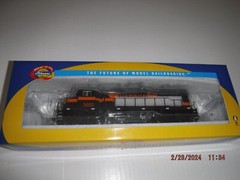 ATHEARN HO GP38-2 INDIANA HARBOR BELT DIESEL LOCOMOTIVE #3802 – BRAND NEW!