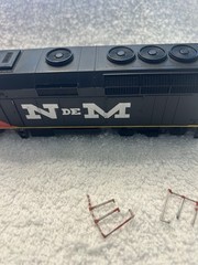Bachmann Spectrum F40PH Custom N de M #2890 HO Locomotive