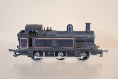 TRIANG R52 BR BLACK 0-6-0 JINTY CLASS 3F TANK LOCOMOTIVE 47606 from 1957 om