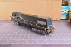 Athearn U28C GE locomotive, shell needs TLC, Good Working Condition WVR