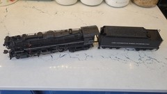 O Scale K-Line Berkshire & Tender 2-8-4 Rare Lima Demonstrator
